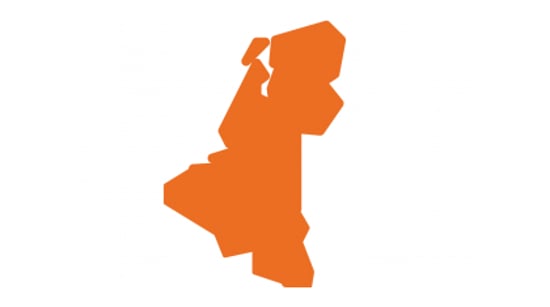 map of netherlands