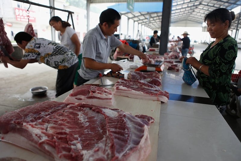 中国是全球最大的养猪和猪肉消费国