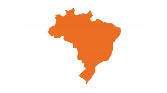 map of brazil